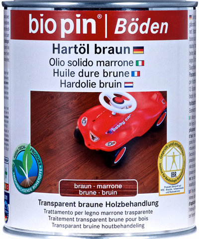 BIOPIN Hardende olie bruin 2,5L