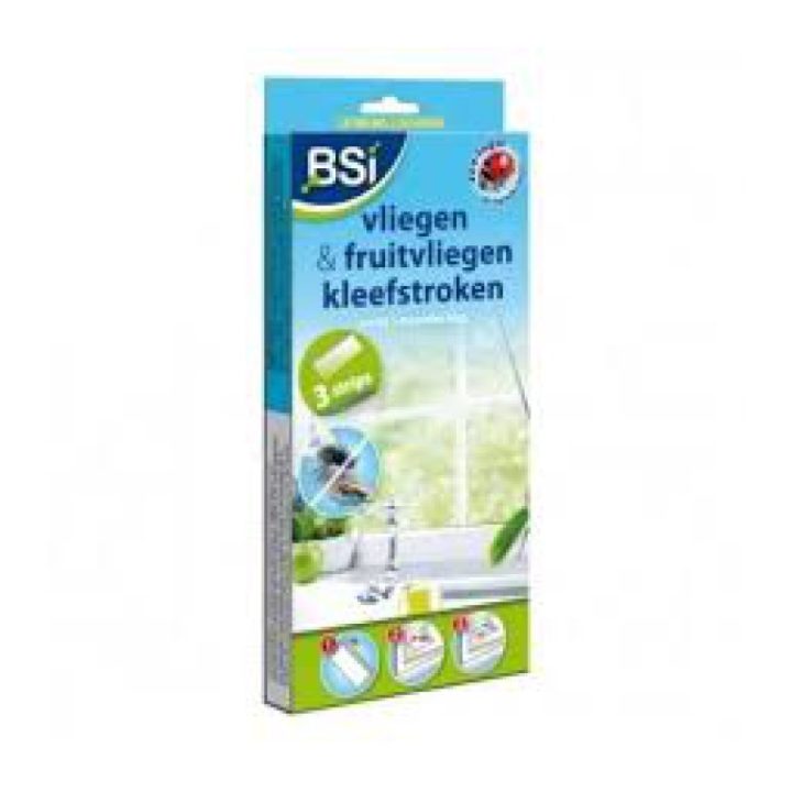 BSi kleefval voor vliegen en fruitvliegen 3 strips