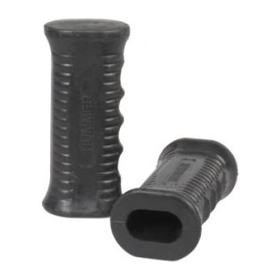 Zwart ovalen handvat kruiwagen met foamgrip