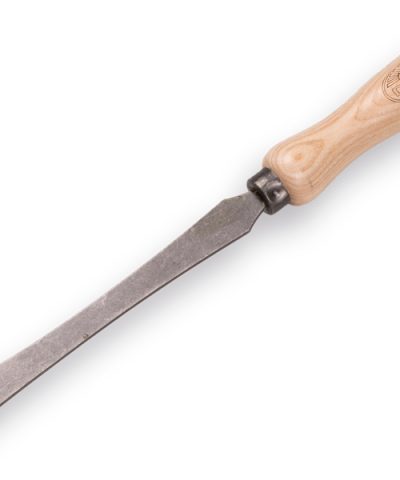 Paardenbloemsteker DE WIT met essen handvat 14cm