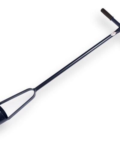 Poter metaal DE WIT, onder ⌀8cm, boven ⌀10,5cm, lengte 103cm