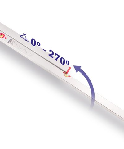 BMI Hoekmeter korte been 60cm, lange been 120cm