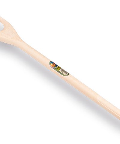 D-steel ATLAS recht 90cm, gepunt voor riek met aangesmede veren