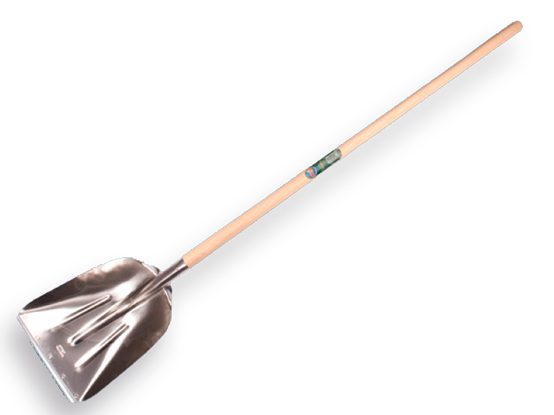 Graanschop OFFNER aluminium met strip en Atlas batsesteel 130cm