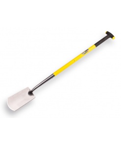 Spade ATLAS DIAMANT gepolijst, met Fiberglas T-steel 88cm, totale lengte 125cm