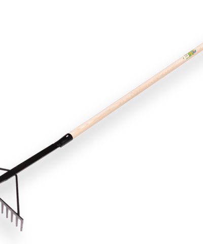 Asfalthark VICTORIA 16 tands zwart, 40cm breed met dul 50cm, met ATLAS steel 130cm