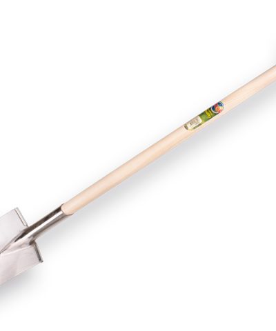 Tuinspade ATLAS DIAMANT gepolijst, ronde opstap, met Atlas T-steel 85cm