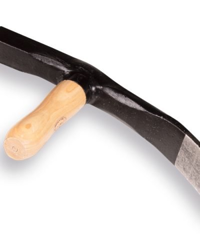 Straathamer DE WIT met houten steel, bekbreedte 40mm