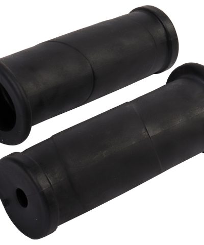 Zwart ovalen handvat kruiwagen (2 stuks)