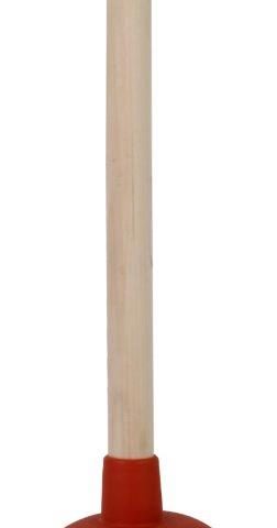 Gootsteenontstopper met houten steel 35cm