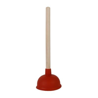 Gootsteenontstopper met houten steel 35cm