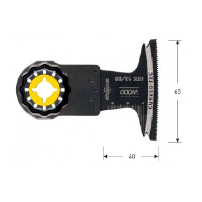 Rotec multitool OTK 13/35, HCS zaagblad (hout)