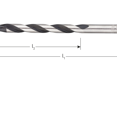 Rotec steenboor ⌀5mm (x150mm/90mm)