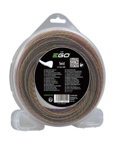 EGO maaidraad twist line AL2760T rood-groen 2,7mm x 60m