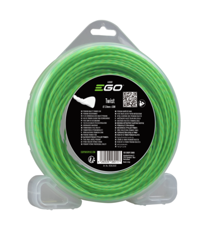 EGO maaidraad twist line AL3050T geel-groen 3,0mm x 50m